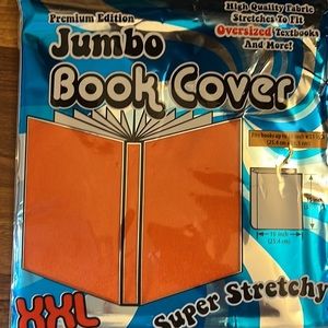 5/$15 Orange Jumbo Book Cover